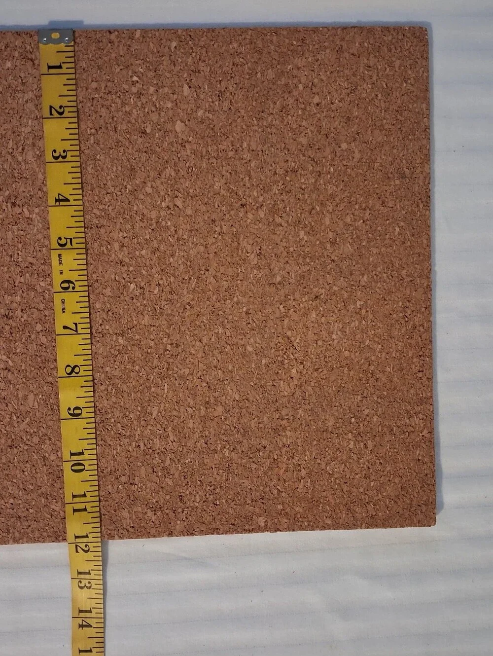 Natural Cork Wall Square - Brown Cork Bulletin Board
